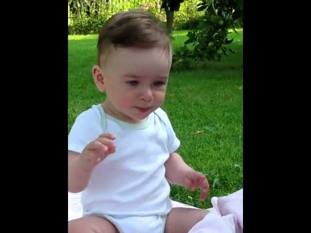 Funny Little Baby Boy