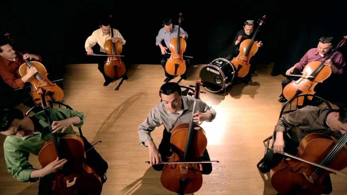 The Cello Song - (Bach is back with 7 more cellos) - ThePianoGuys