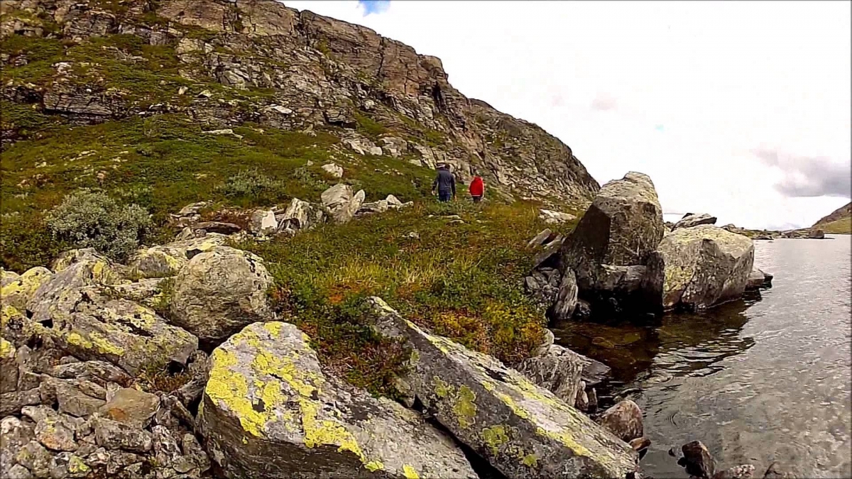 wycieczka nad wodospad w Hemsedal Norwegia